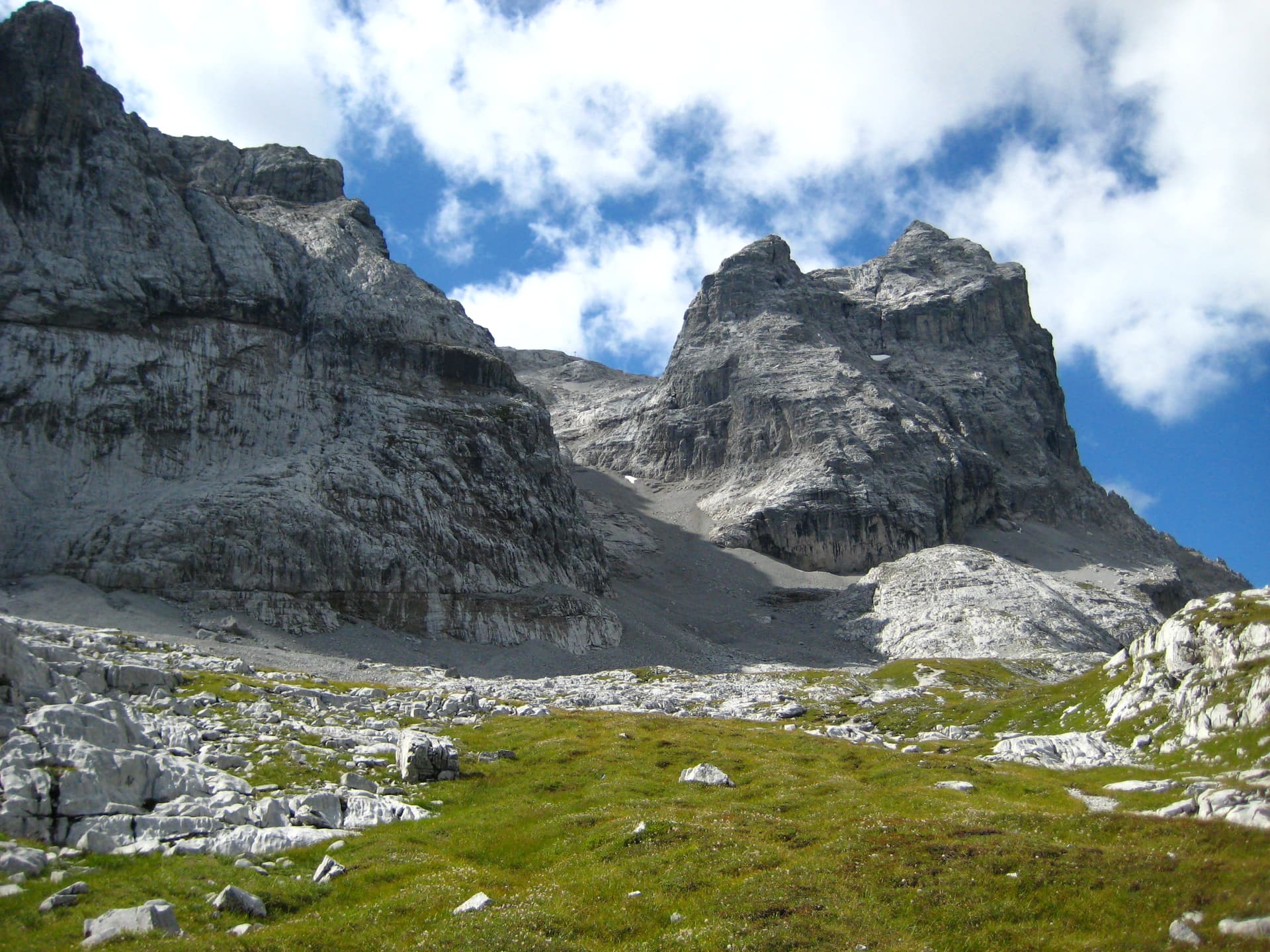 Fixed rope route Sulzfluh