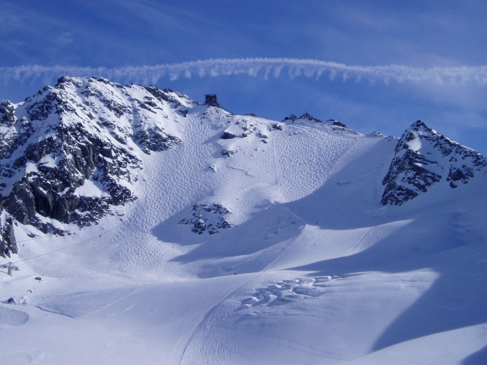Mont Fort – almost in the high mountains