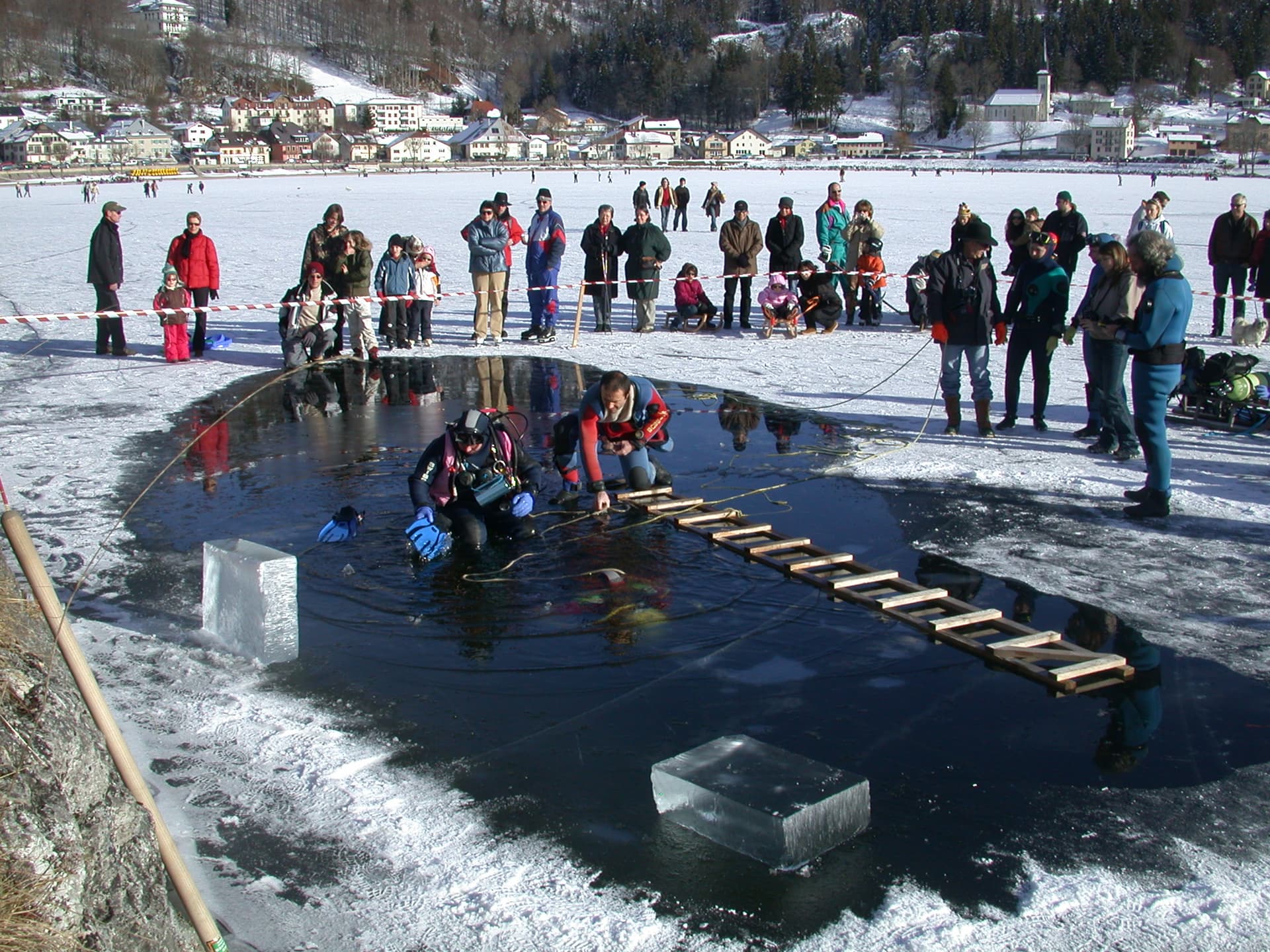 Ice diving