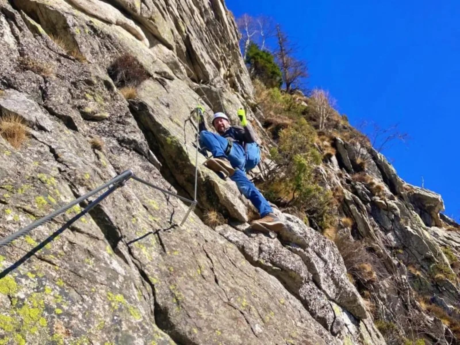 Via Ferrata Ticino: Climbing on Rock with Breathtaking Views of the Sky.