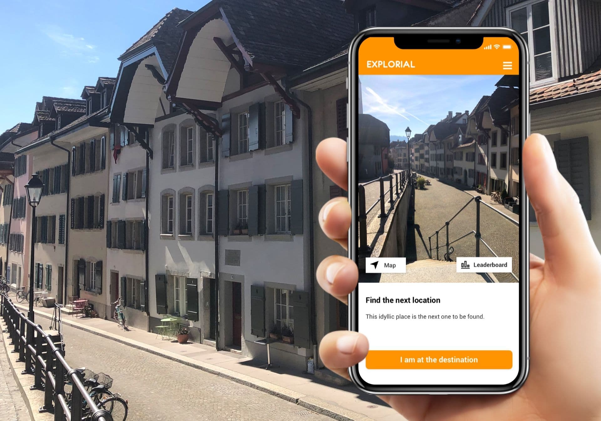 Aarau: Interactive treasure hunt through the city with modern elements.
