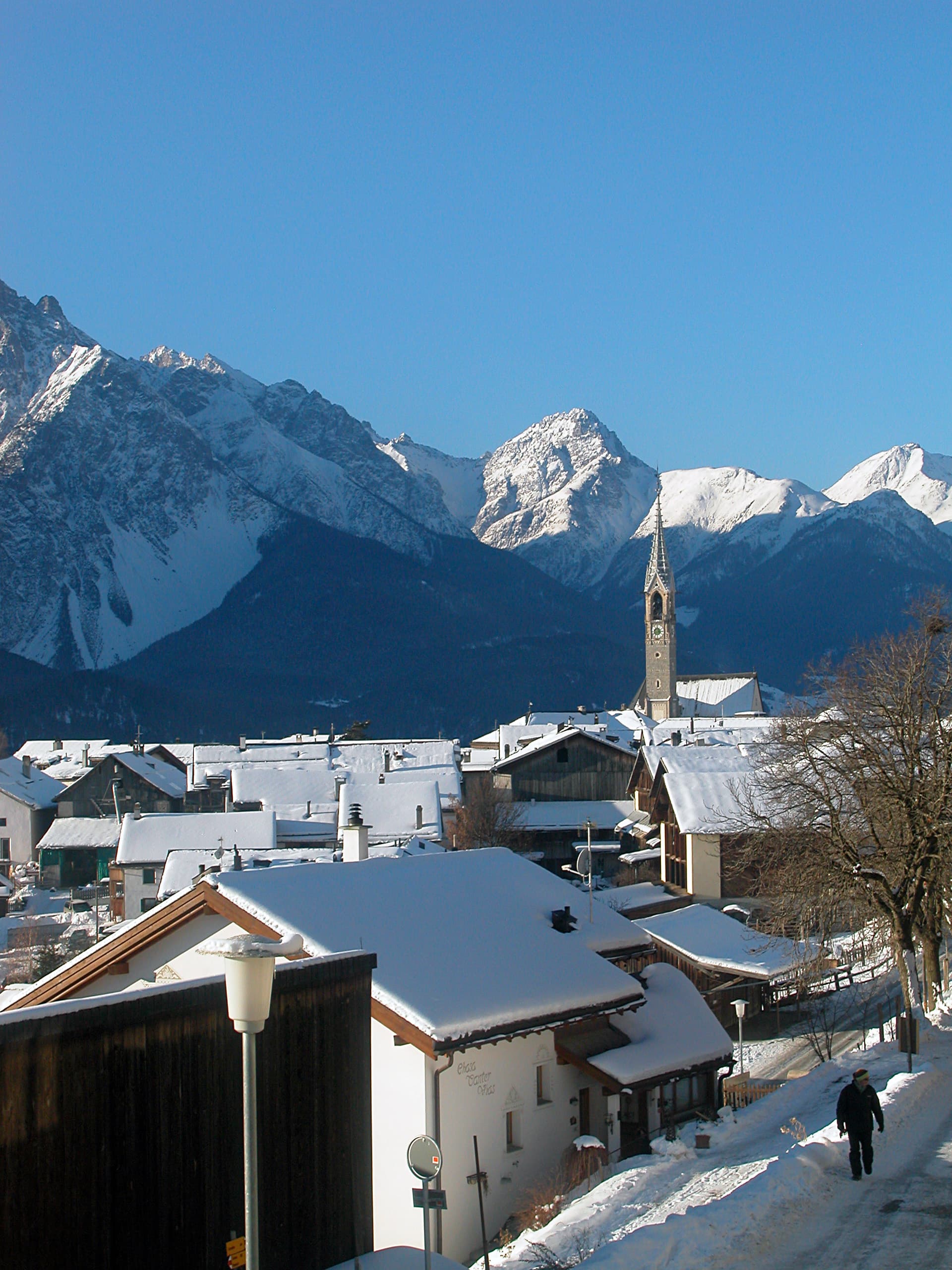 Scuol’s Dream Piste: the descent into picturesque Sent